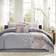 Madison Park Lola Bedspread Pink, Gray (264.2x233.7cm)