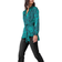 Roman Animal Print Tunic Satin Shirt - Green