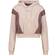 Nike Women's Air Oversized Crop Fleece Hoodie - Fossil Stone/Plum Eclipse