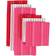 DII Hearts Dobby Stripe Dishcloth Red, Pink (71.1x45.7)