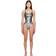 Ganni Silver Shine One-Piece Swimsuit 018 Silver DK