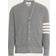 Thom Browne "4-Bar" Cardigan Gray