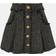 Balmain Pleated tweed miniskirt multicoloured