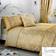 Serene Jasmine Bedspread Gold (220x240cm)