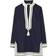 Tory Burch Cotton Voile Tassel Tunic - Navy