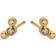 Pernille Corydon Orion Earsticks Earrings - Gold/Transparent