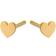 Pernille Corydon Mini Heart Earsticks - Gold