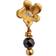 Stine A Stine Tres Petit Garden Flower Förgyllt Silver Örhänge Med Spinell 1315-02-S