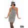 Fun Shack 1920s Flapper Dress Costume Silver