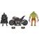 DC Comics Batman Batcycle m/ 10 cm Killer Croc