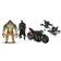 Batman Batcycle m/ 10 cm Killer Croc