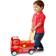 Soka wooden fire engine rider and push along toy shape blocks activity walker 1