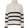 Selected Maline Ls Knit Half Zip - Black