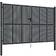vidaXL Cancello Giardino Antracite 300x250 cm in Acciaio