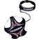 Hudora Fotboll Rebounder Bälte, Fußball Rebounder, Svart/Röd, Standard