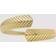 Fossil Women Harlow Linear Texture Gold-Tone Stainless Steel Wrap Ring