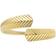 Fossil Women Harlow Linear Texture Gold-Tone Stainless Steel Wrap Ring