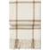 Elvang Elvang Tartan plaid Tæppe Hvid, Beige