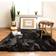 Super Area Rugs Serene Black, White, Brown, Gray, Blue 48x72"