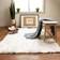 Super Area Rugs Serene Black, White, Brown, Gray, Blue 48x72"