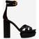Balmain Ava Platform Sandaler - Sort
