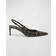 Dolce & Gabbana Polished calfskin slingbacks leo