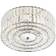Dar Lighting ERR5250 Errol Crystal Ceiling Flush Light
