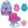 Hatchimals Alive Hungry Playset Highchair Toy &Amp; 2 Mini Figures