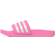 Adidas Girls' Adilette Slide Sandals Bubblegum Pink/White