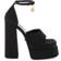 Versace Medusa Aevitas Satin Platform Sandals -