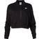 Nike Kort Sportswear Club Fleece-cropjakke med lynlås til kvinder sort