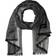 Calvin Klein Women's Fringe Metallic Scarf Grey