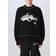 Palm Angels Shark Wool Sweatshirt - Black
