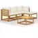 vidaXL 5 Garden Outdoor Lounge Set
