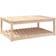 vidaXL Havebord 121x82.5x45 cm Massivt Fyrretræ