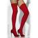 Smiffys Sheer Hold-Ups Red