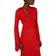 Victoria Beckham Asymmetric Slash Jersey Dress - Crimson