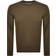 HUGO BOSS Botto Regular Fit Crew Knitted Jumper - Brown