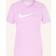 Nike Dri-FIT Swoosh T-Shirt Damen 532 rush fuchsia/pure/htr/white