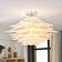 Lindby Rimon Loftlampe White Chrome Ø 50 cm Loftplafond