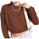 Noisy May Ribbed Sweater - Brown