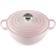 Le Creuset Signature Cast Iron Shell Pink med låg 26cm