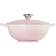 Le Creuset Signature Cast Iron Shell Pink med låg 26cm