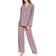 eberjey Women's Gisele Long Pajama Sets - Amethyst/Ivory 1