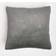 Sienna Plush Housse de coussin Gris (45.7x45.7cm)