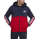 Adidas Essentials Colorblock Fleece Full-Zip Hoodie - Legend Ink/Scarlet