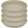 Koziol 4 Platillos Connect Ø20,5 cm Nature Desert Sand Plato de Cena 20.5cm 4pcs