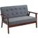 Homcom Modern Sofa 114.3cm 2 Seater