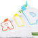 Nike Air More Uptempo GS - White/Opti Yellow/Safety Orange/Baltic Blue