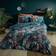 Catherine Lansfield Tropical Duvet Cover Green (200x135cm)
